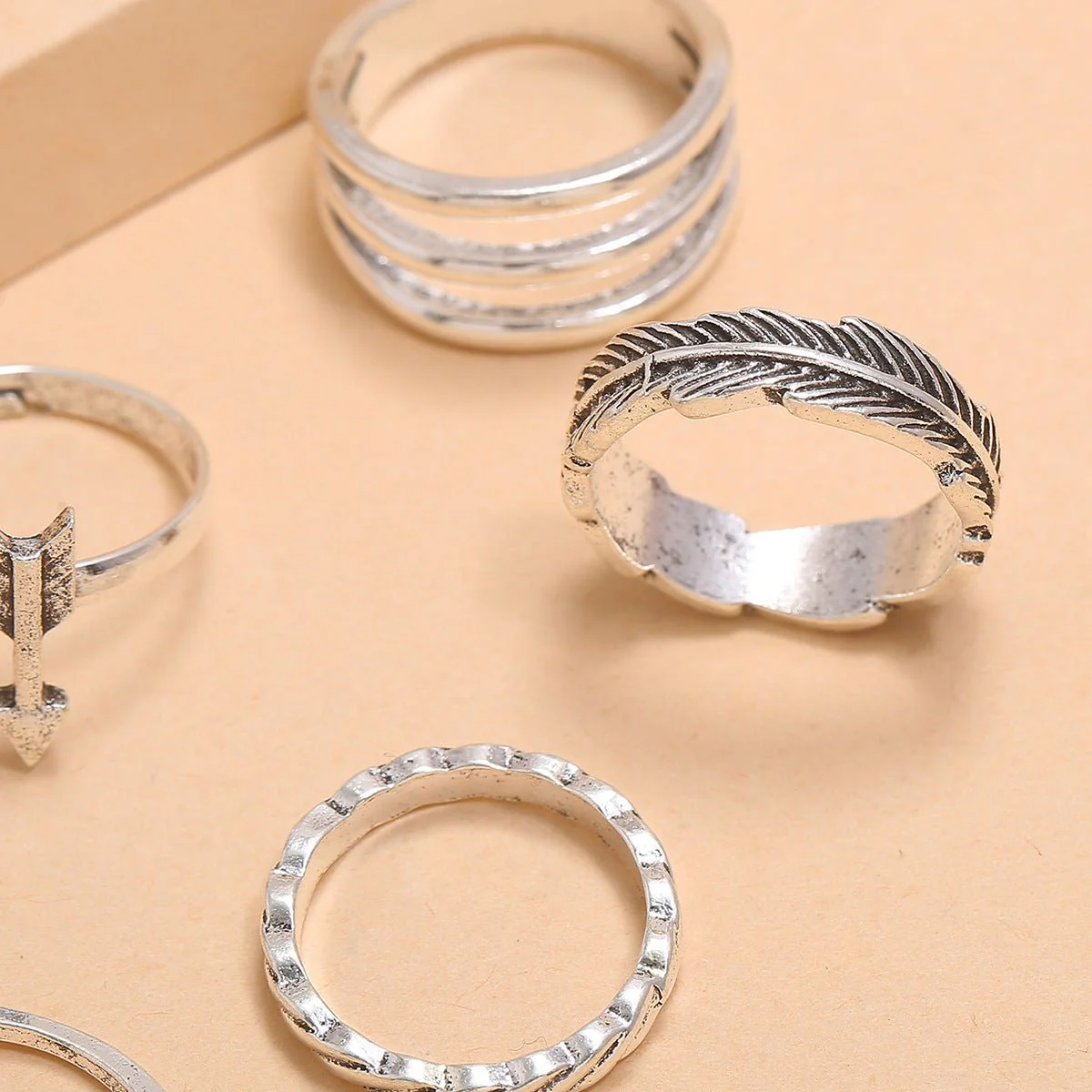 Boho-Chic Rings Set - Image 4