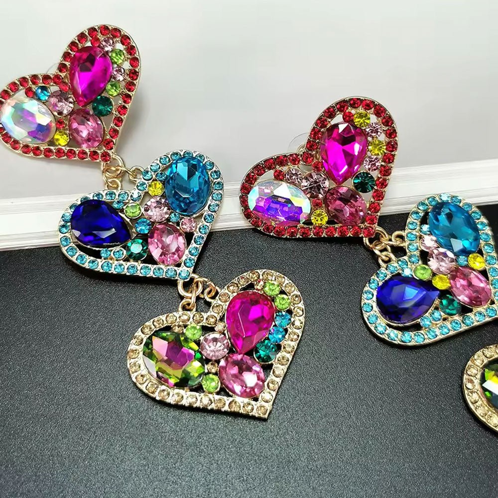 Triplets-Heart Earrings - Image 6
